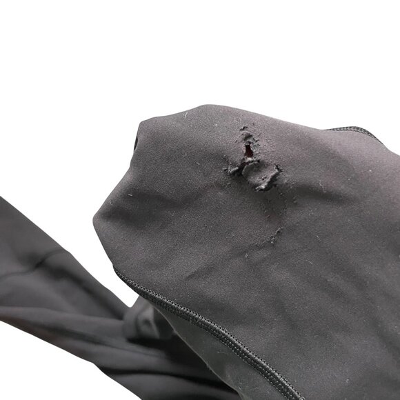 Lululemon In movement tights women's 2 black everlux HOLE in knee - Picture 6 of 10